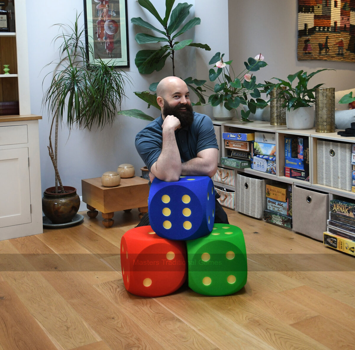 1 Giant Foam Die - 30cm - Masters Traditional Games shop 1 Giant Foam Die - 30cm
