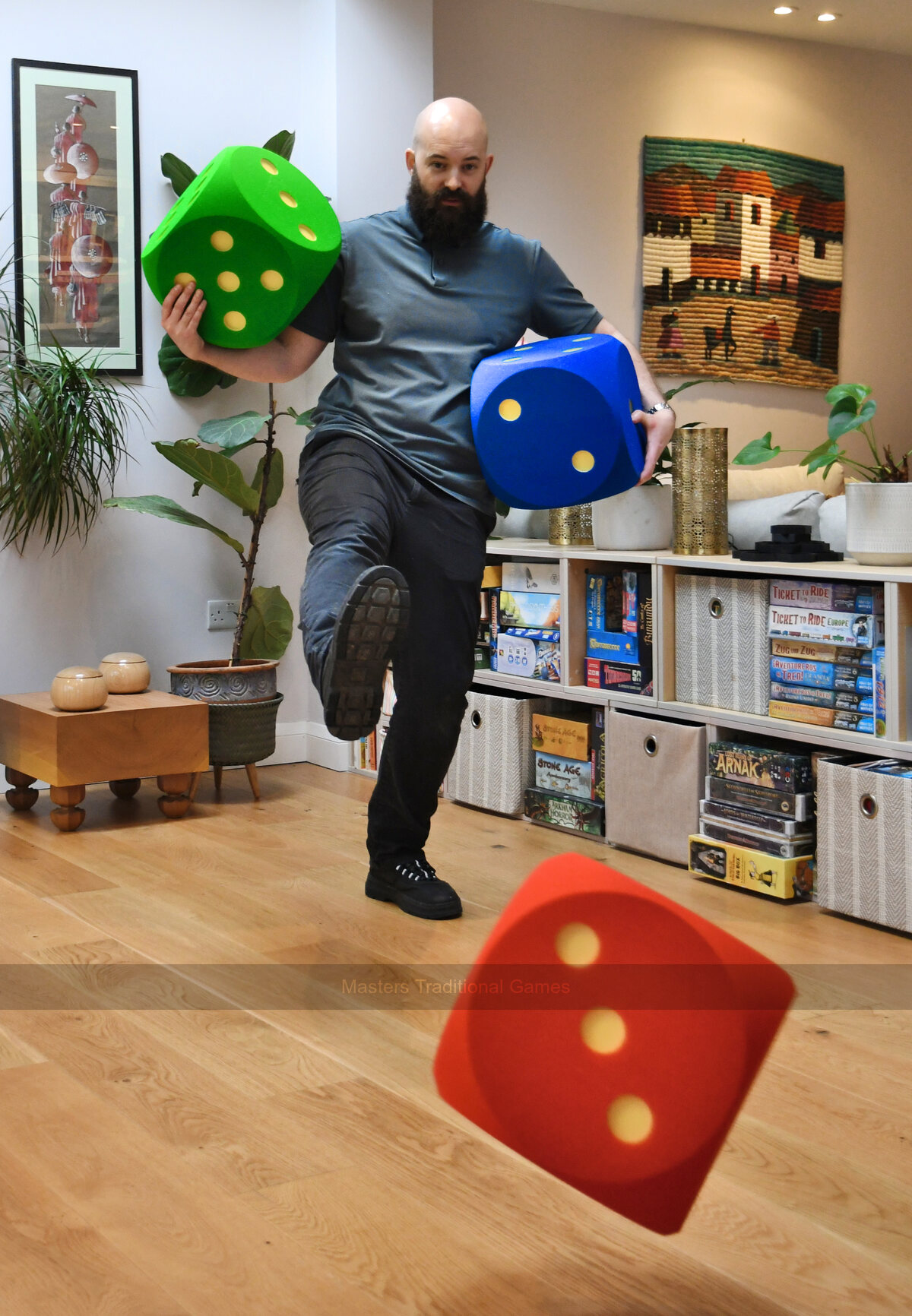 1 Giant Foam Die - 30cm - Masters Traditional Games shop 1 Giant Foam Die - 30cm