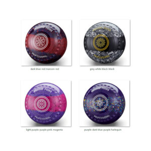 Drakes Pride Professional Heavyweight Trio Colour Gripped Bowls (Set of 4) - Masters Traditional Games shop Drakes Pride Professional Heavyweight Trio Colour Gripped Bowls (Set of 4)