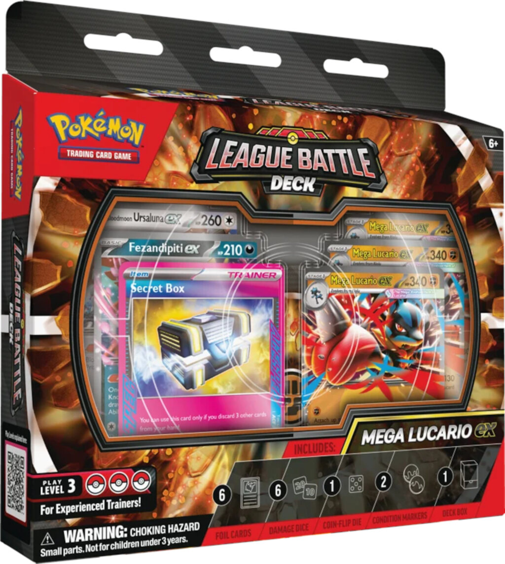 Pokémon TCG: Mega Lucario ex League Battle Deck - Masters Traditional Games Pokémon TCG: Mega Lucario ex League Battle Deck