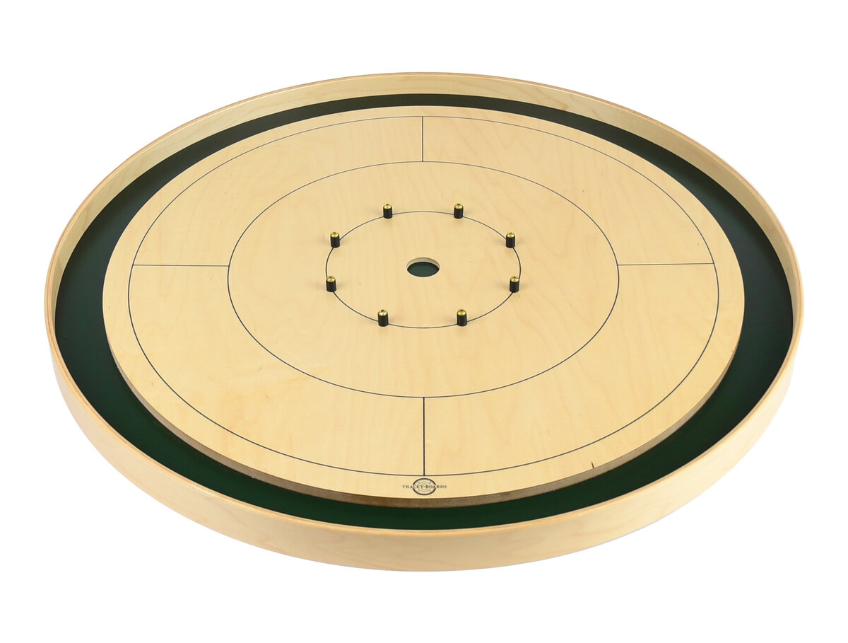 Tracey Tour Championship Crokinole Board with 26 disks (Masters Green or Red) - Masters Traditional Games shop Tracey Tour Championship Crokinole Board with 26 disks (Masters Green or Red)