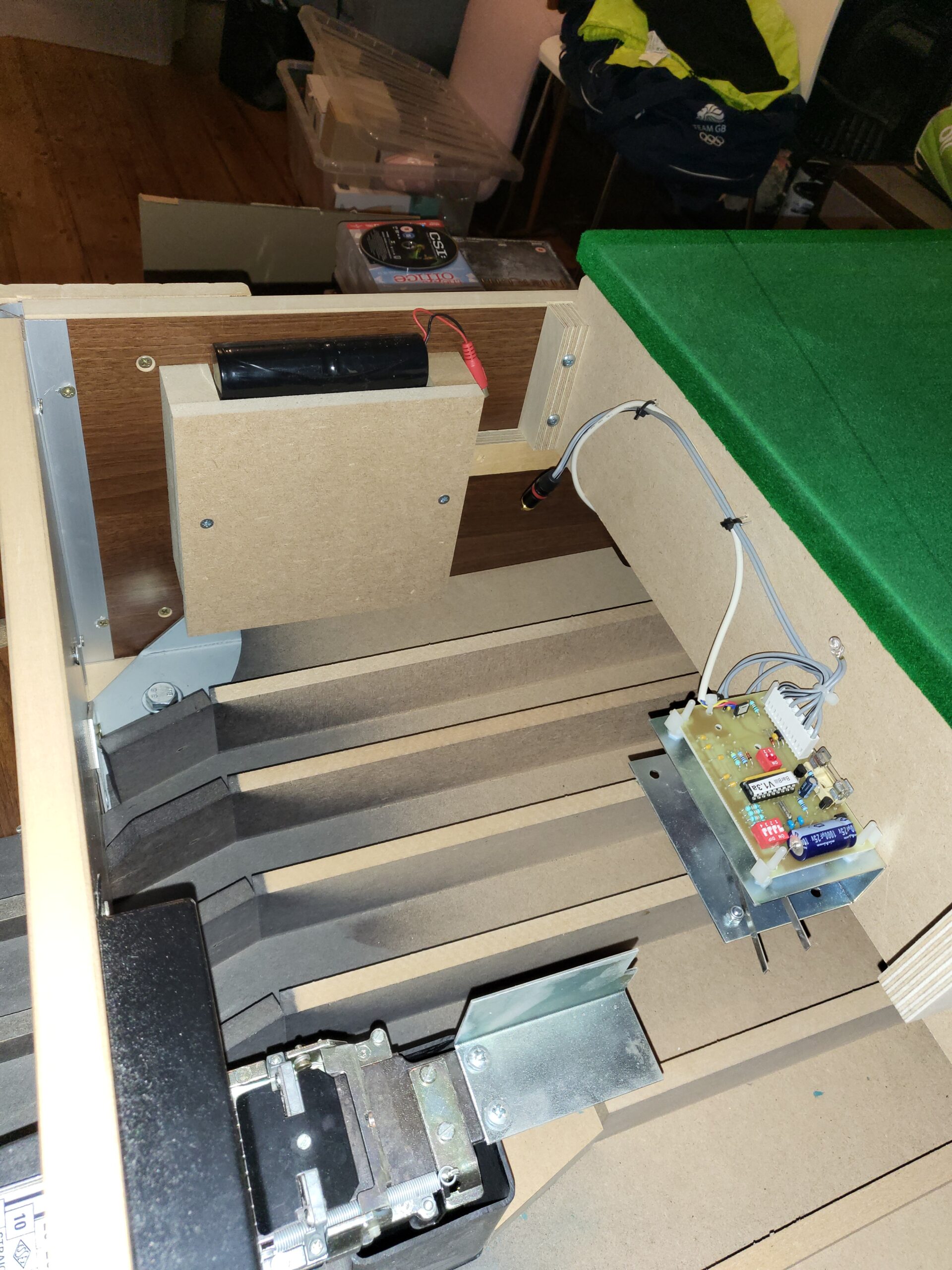 Mechanism on Supreme Bar Billiards Table with Accessories
